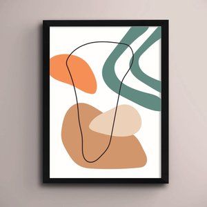 2/$35 Modern Minimalist Abstract Boho Wall Art Print Home Decor [No Frame]
